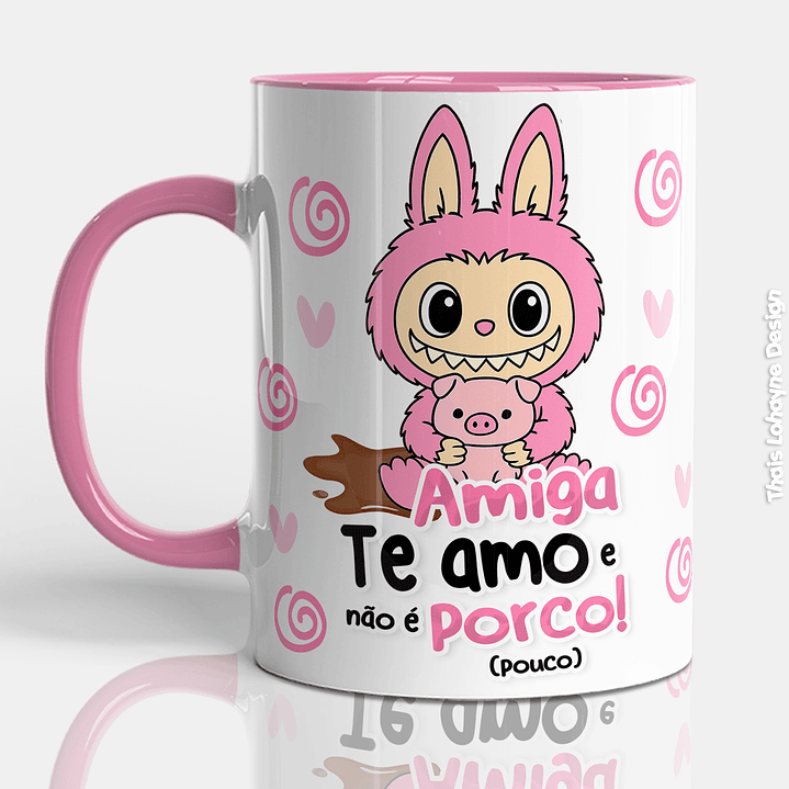 Caneca Labubu Frases 7