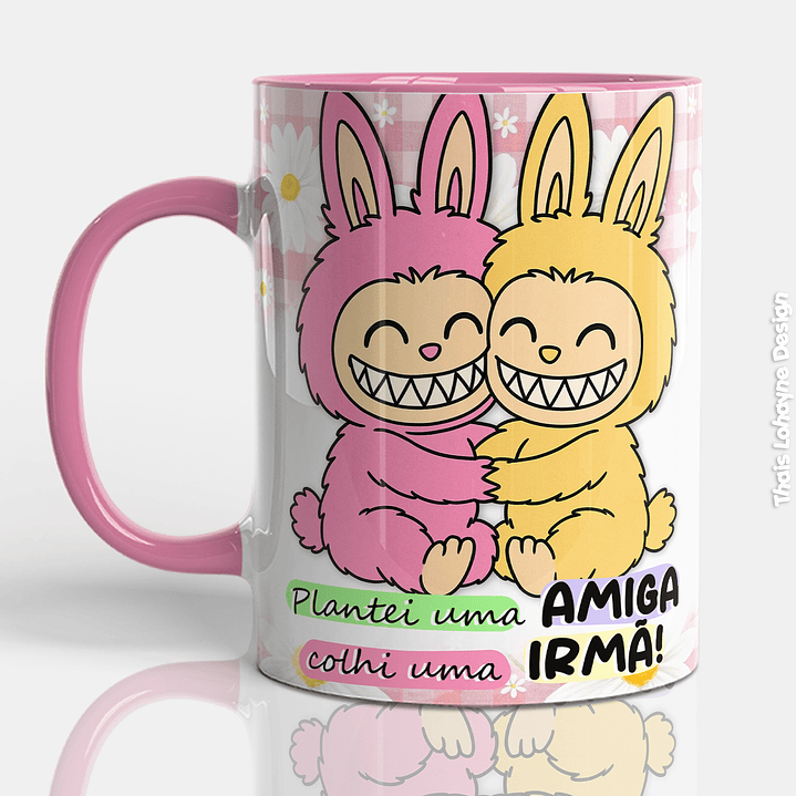 Caneca Labubu Frases 8