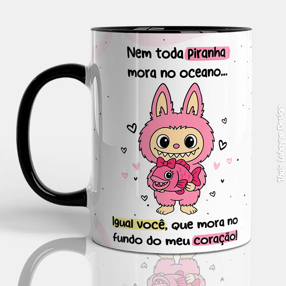 Caneca Labubu Frases 9