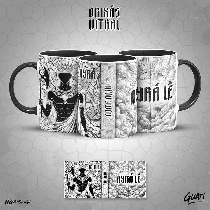 Coleção Canecas Orixás Vol.01 3