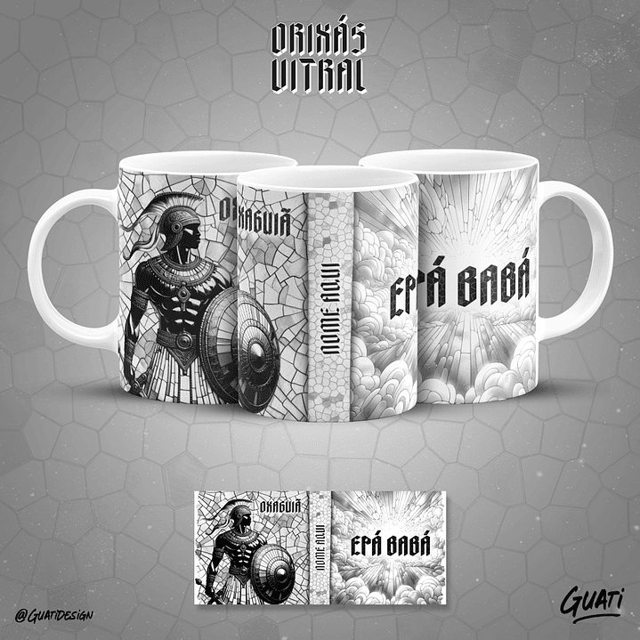 Coleção Canecas Orixás Vol.07 5