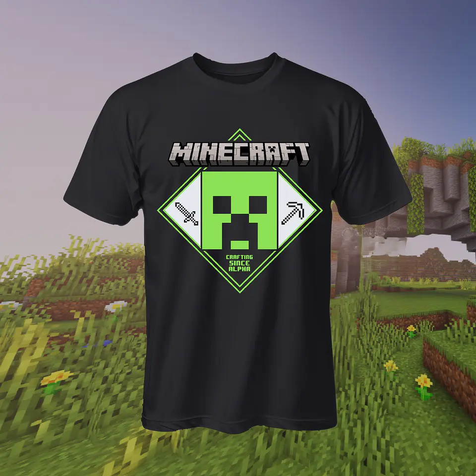 T-shirts Minecraft  1