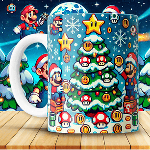 Coleção Canecas Super Natal Bros