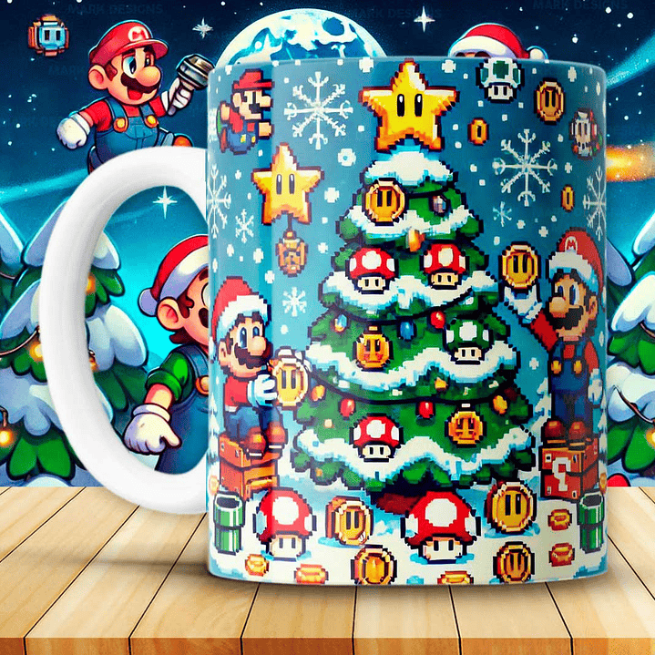 Coleção Canecas Super Natal Bros 1