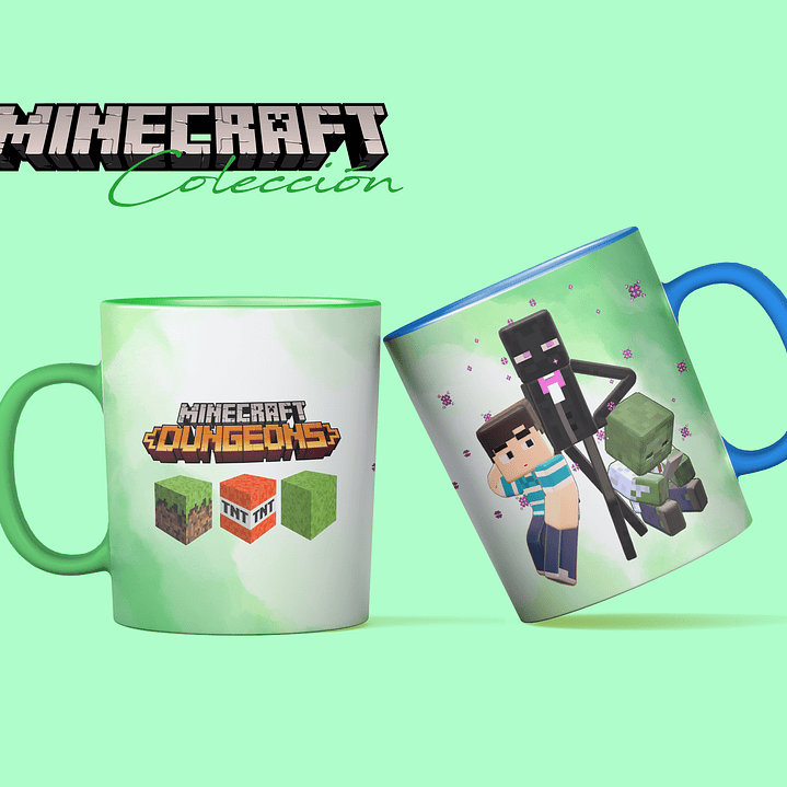 Coleção Canecas Minecraft 1