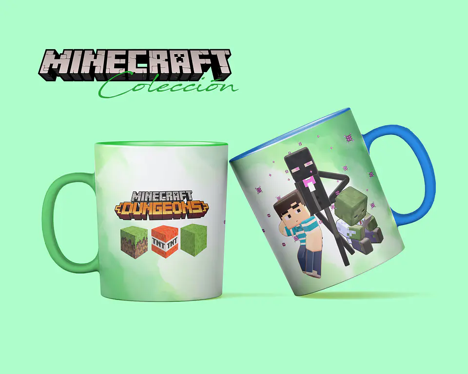 Coleção Canecas Minecraft 1