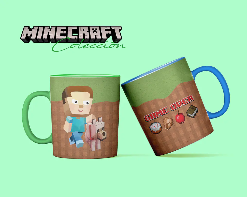 Coleção Canecas Minecraft 2