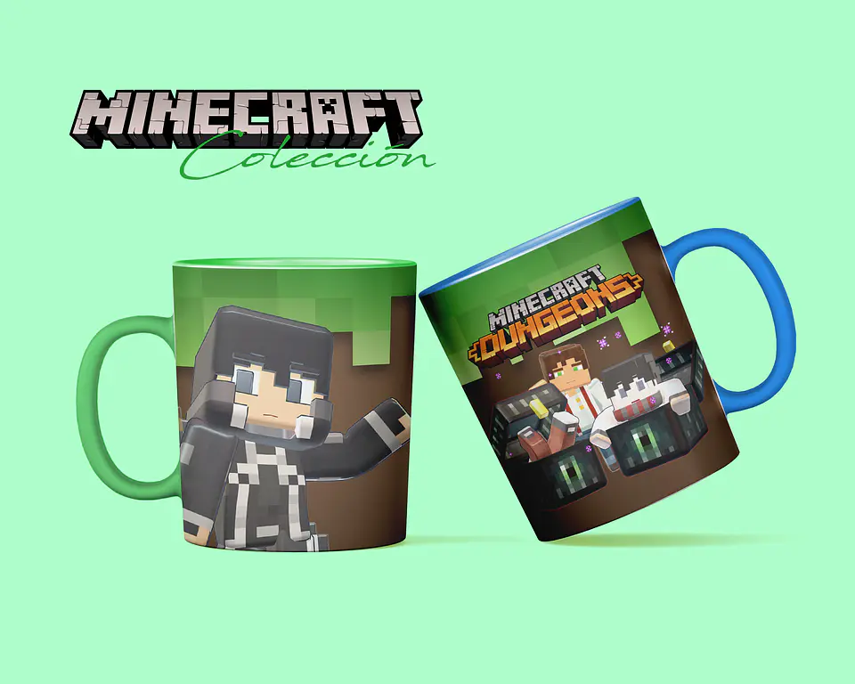 Coleção Canecas Minecraft 4