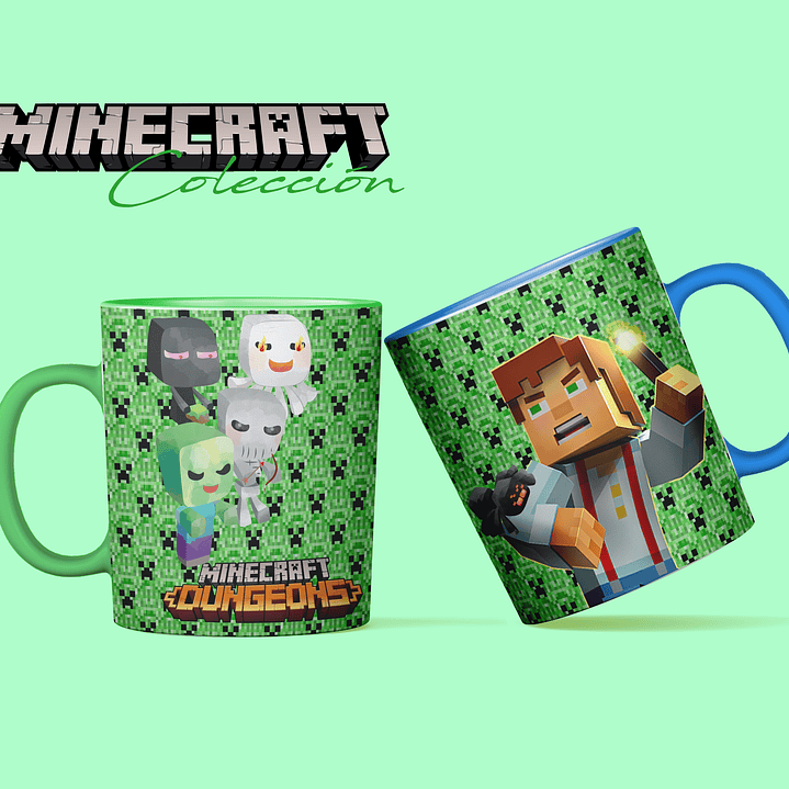 Coleção Canecas Minecraft 5