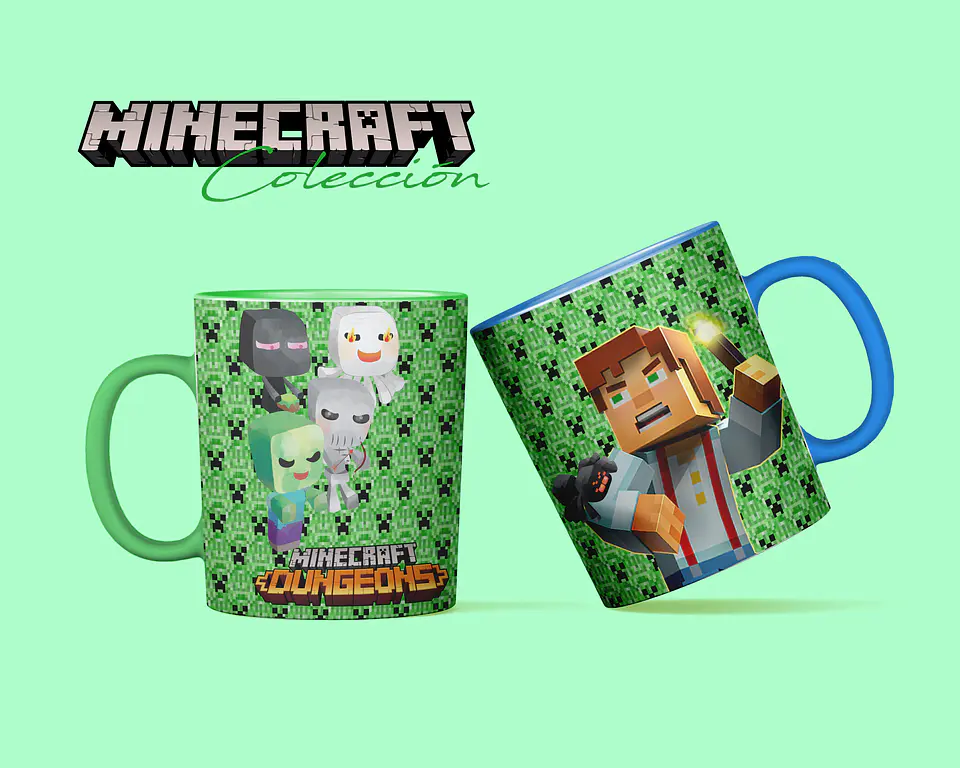 Coleção Canecas Minecraft 5