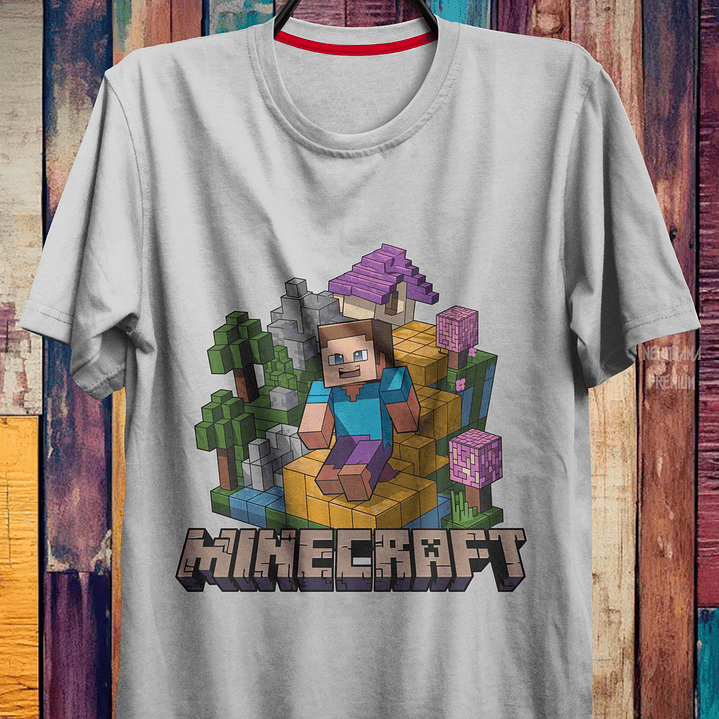 Coleção T-shirts Minecraft 