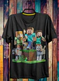 Coleção T-shirts Minecraft 