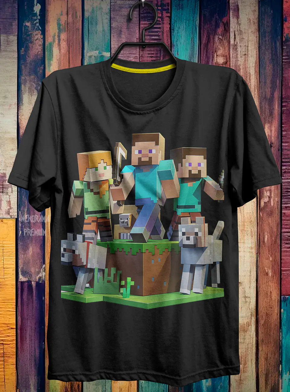 Coleção T-shirts Minecraft 