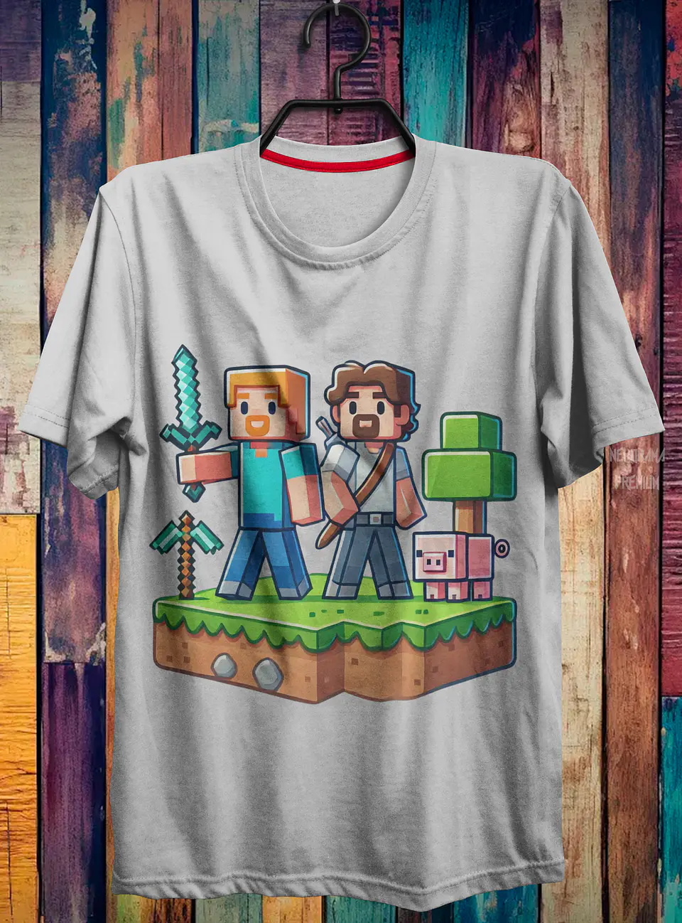 Coleção T-shirts Minecraft 