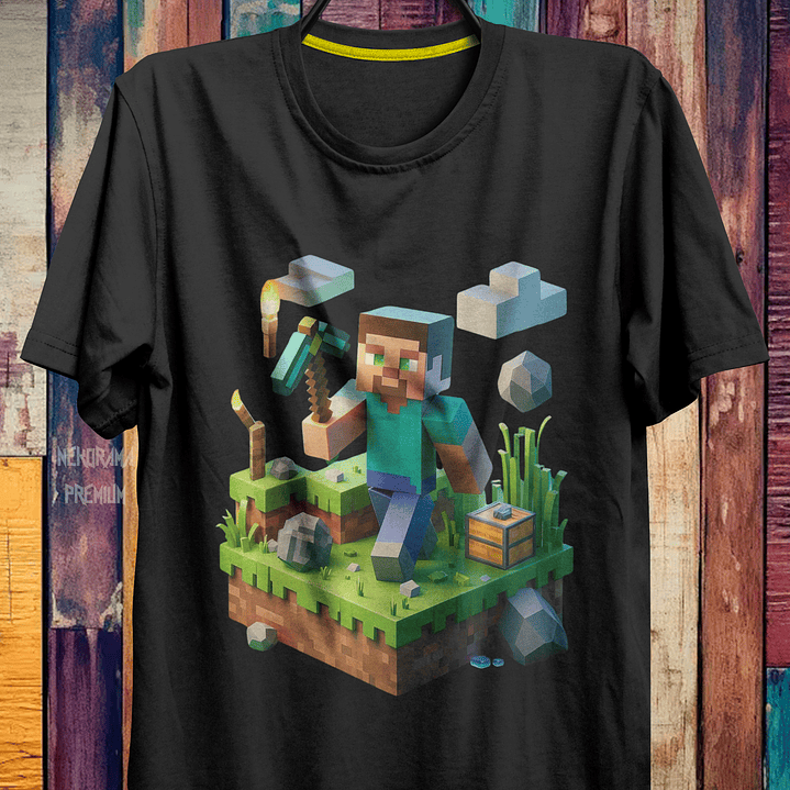 Coleção T-shirts Minecraft 
