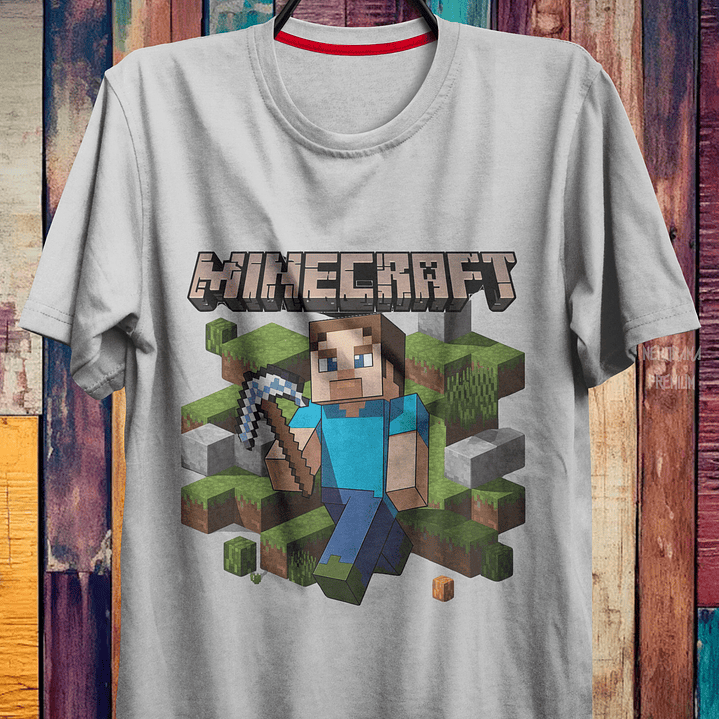 Coleção T-shirts Minecraft 