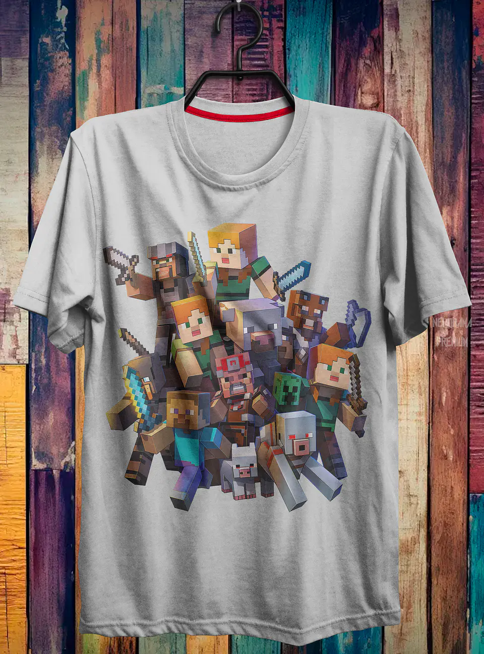 Coleção T-shirts Minecraft 