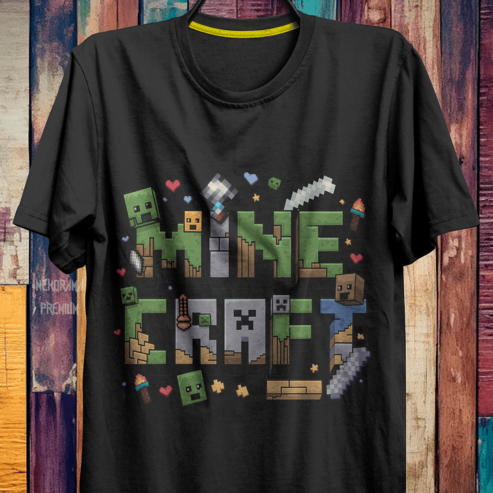 Coleção T-shirts Minecraft 