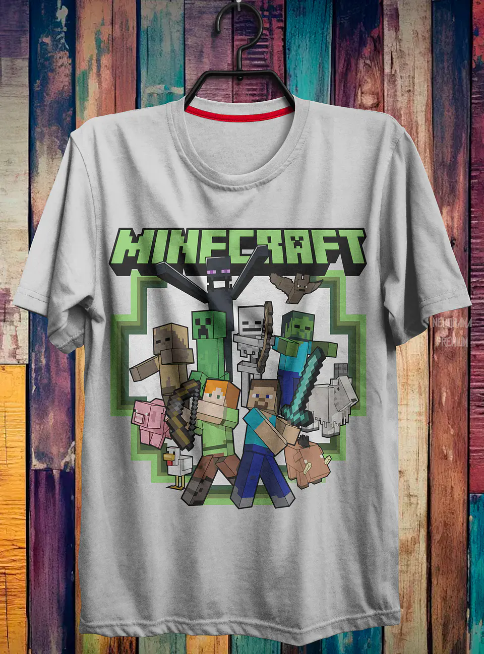 Coleção T-shirts Minecraft 