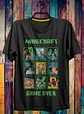 Coleção T-shirts Minecraft 