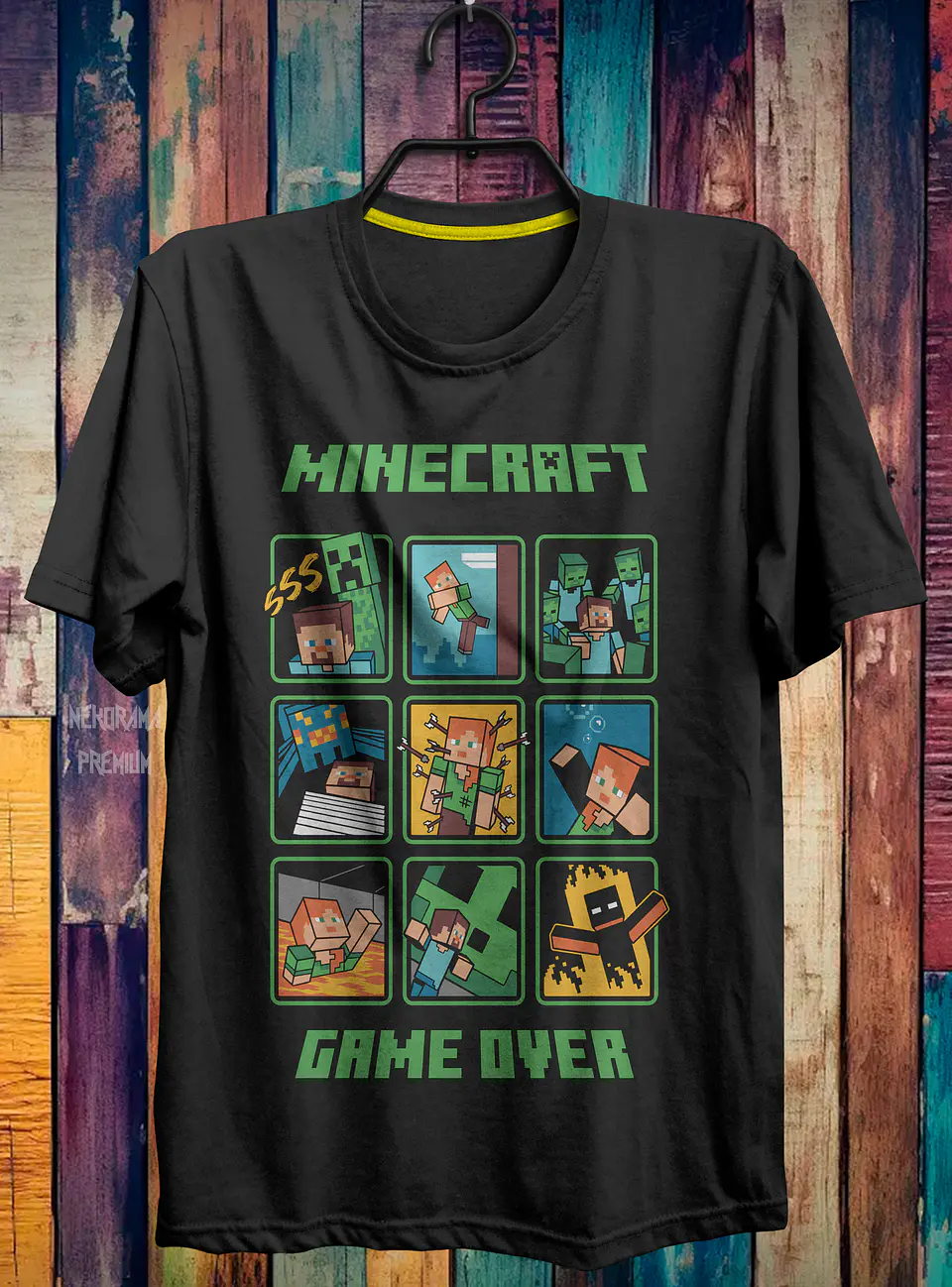 Coleção T-shirts Minecraft 
