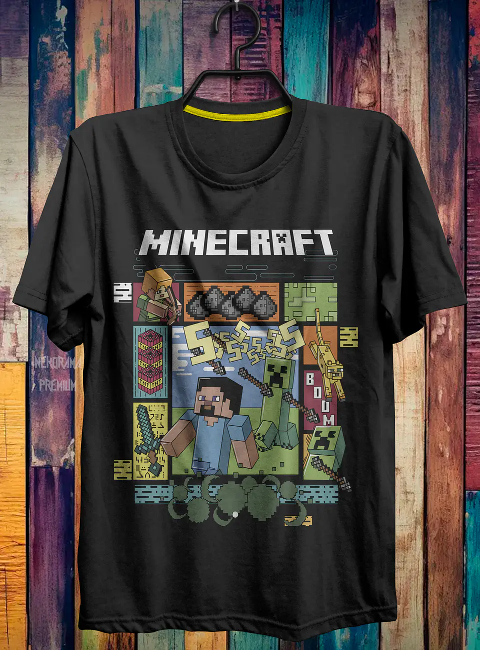 Coleção T-shirts Minecraft 