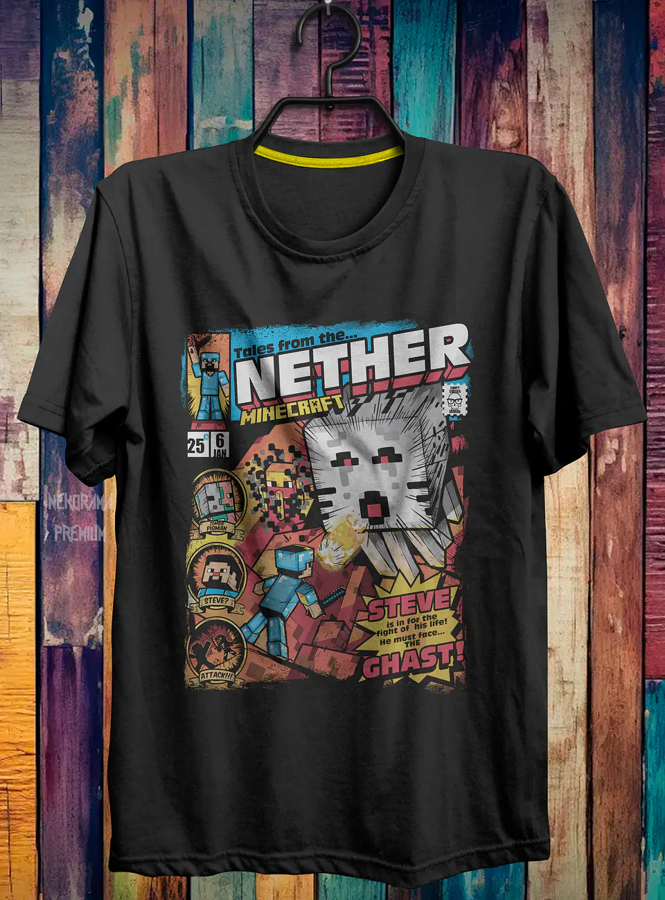 Coleção T-shirts Minecraft 