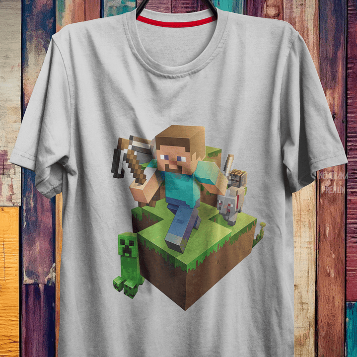 Coleção T-shirts Minecraft 