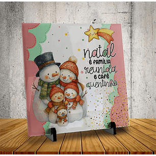 Azulejos de Natal é Família Reunida