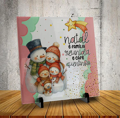 Azulejos de Natal é Família Reunida