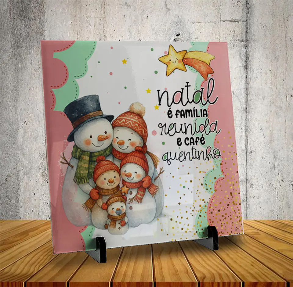 Azulejos de Natal é Família Reunida 1