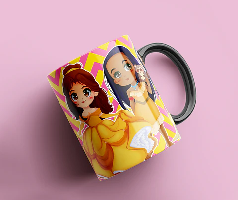 Coleção Canecas Princesas Disney