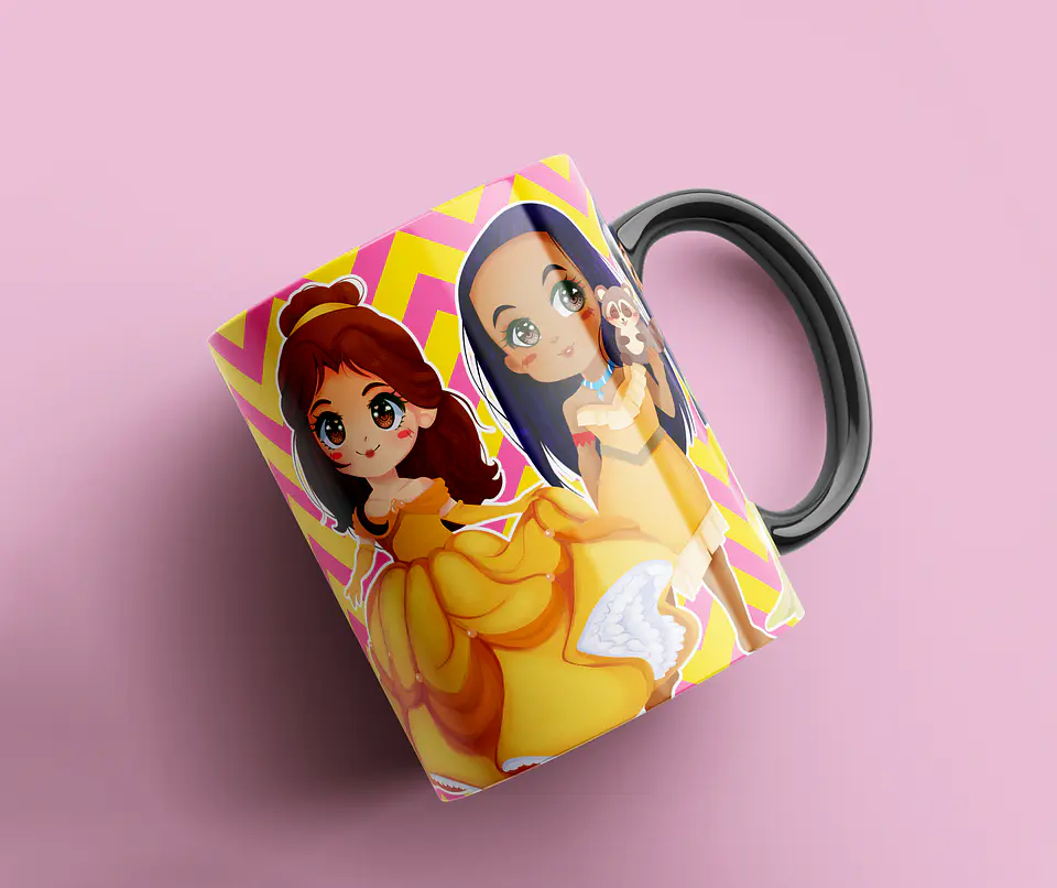 Coleção Canecas Princesas Disney 1