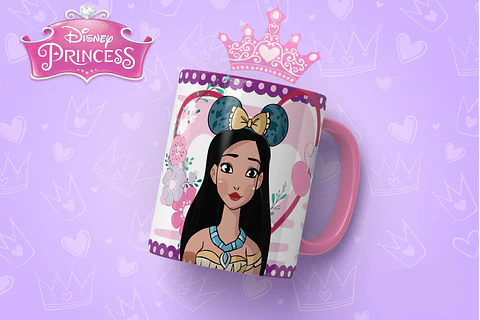 Canecas Princesas Disney – Magia e Realeza!