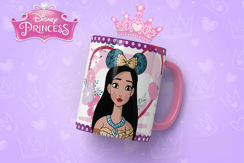 Canecas Princesas Disney – Magia e Realeza! 1