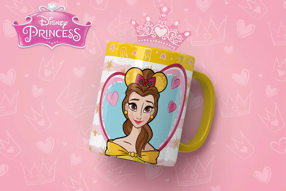 Canecas Princesas Disney – Magia e Realeza! 7