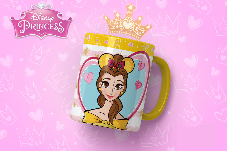 Canecas Princesas Disney – Magia e Realeza! 15