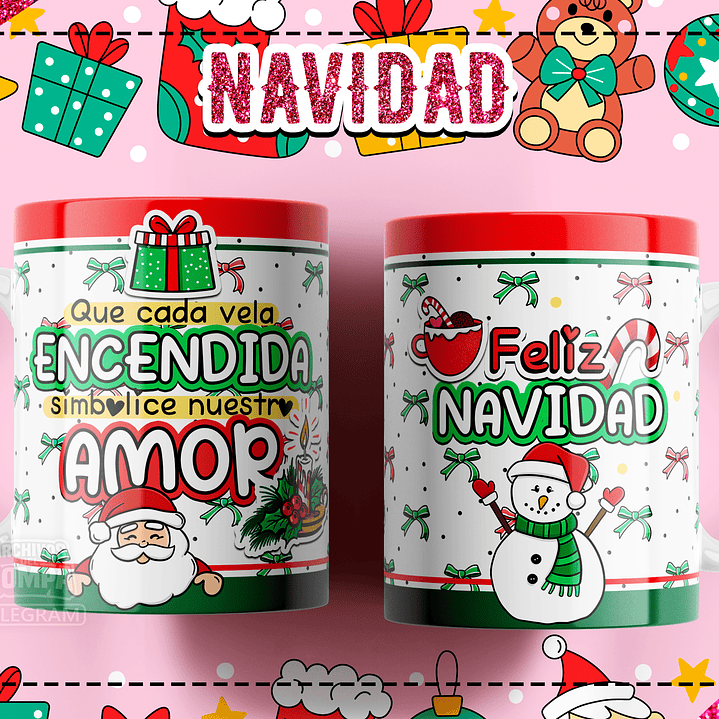 Caneca ¡Feliz Navidad! 6
