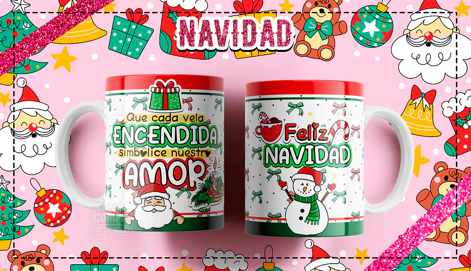 Caneca ¡Feliz Navidad! 6