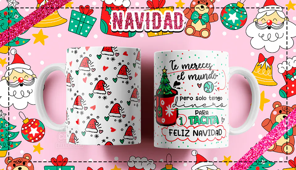 Caneca ¡Feliz Navidad! 8