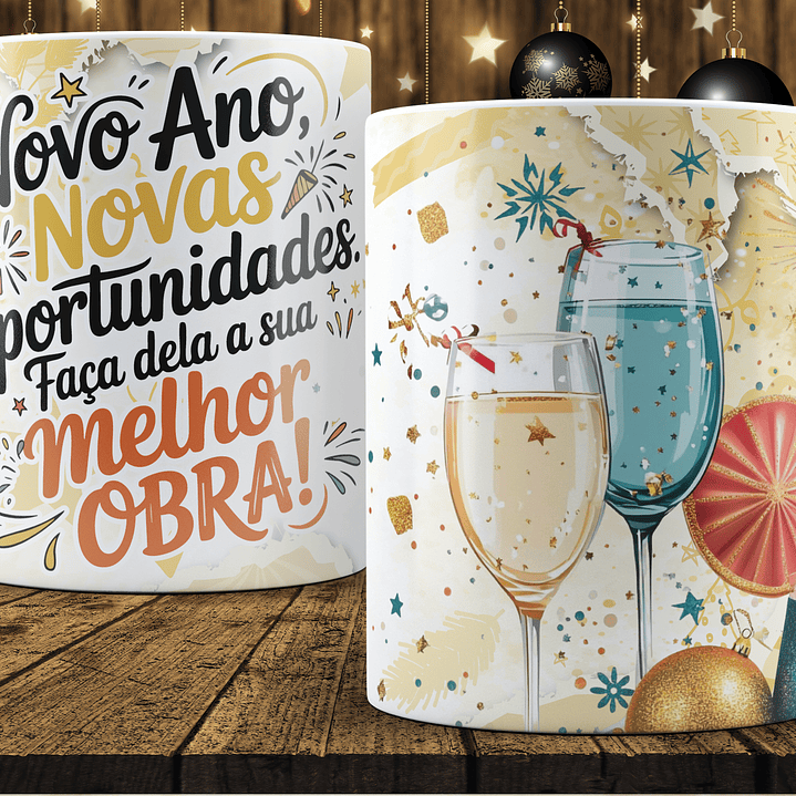 Coleção Canecas Dupla Celebração 8