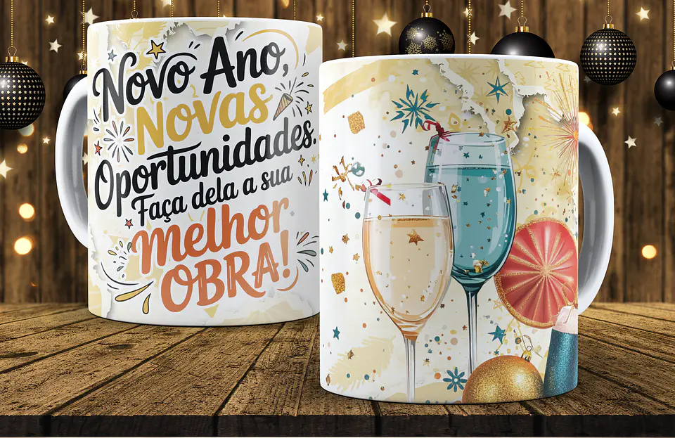 Coleção Canecas Dupla Celebração 8