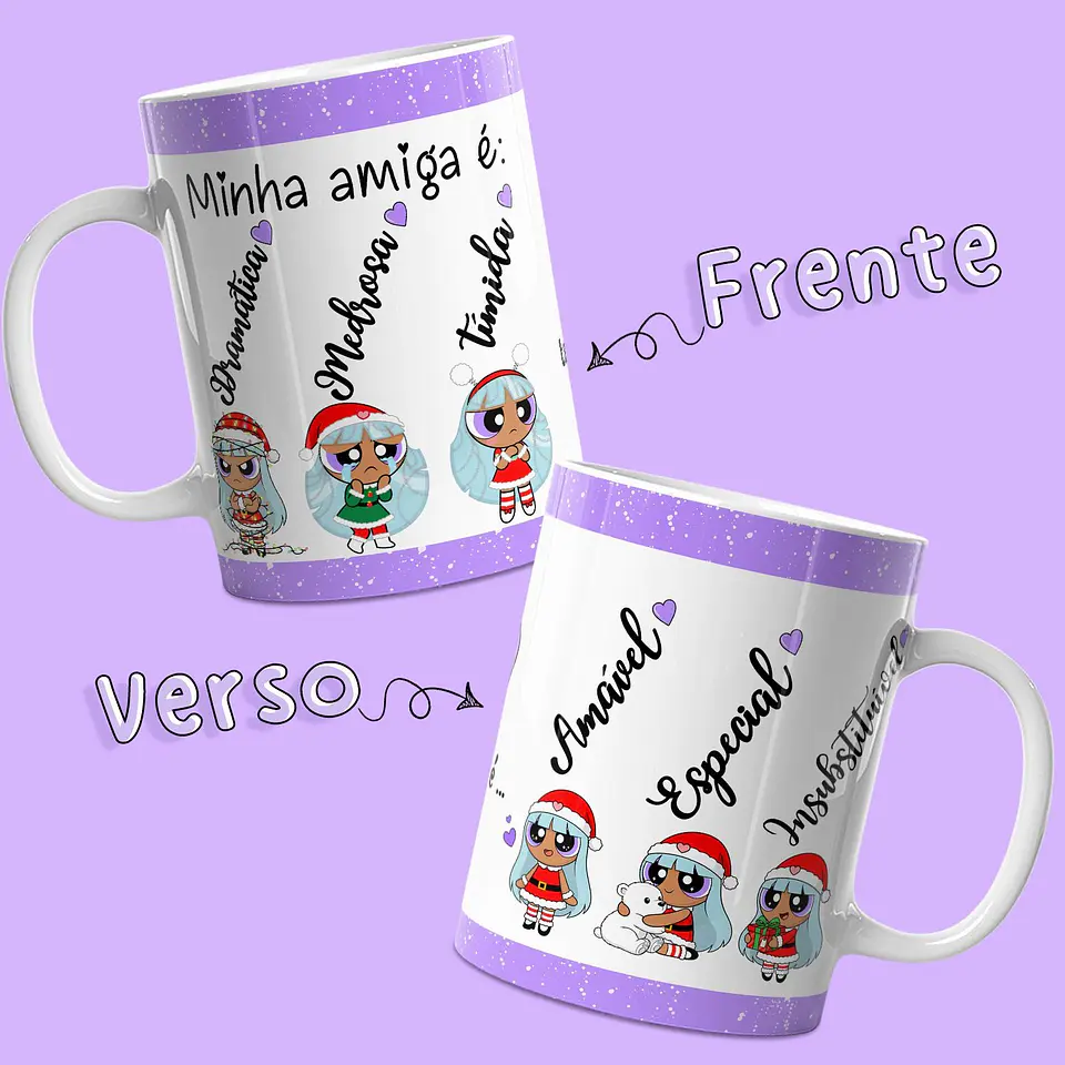 Caneca Amizade Meninas Super Poderosas 1