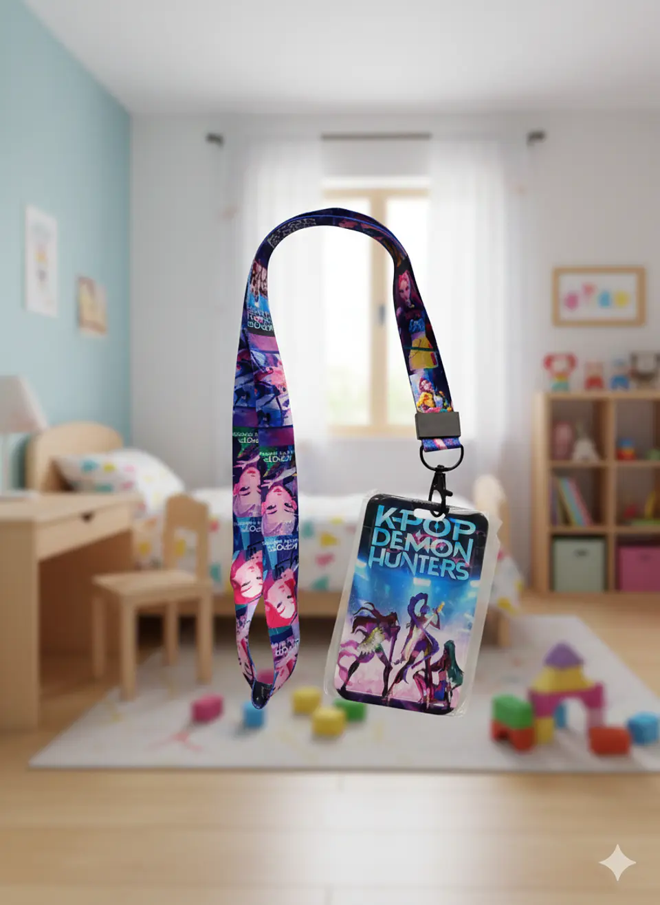Lanyard Huntrix - Guerreiras k-pop  (porta passe) 1