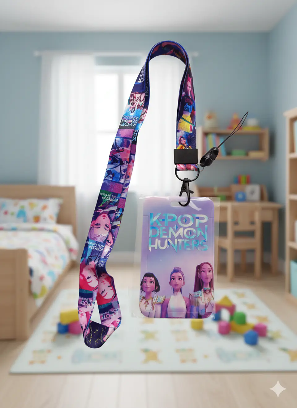 Lanyard Huntrix - Guerreiras k-pop  (porta passe) 2