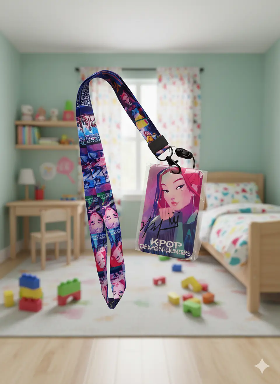 Lanyard Huntrix - Guerreiras k-pop  (porta passe) 3
