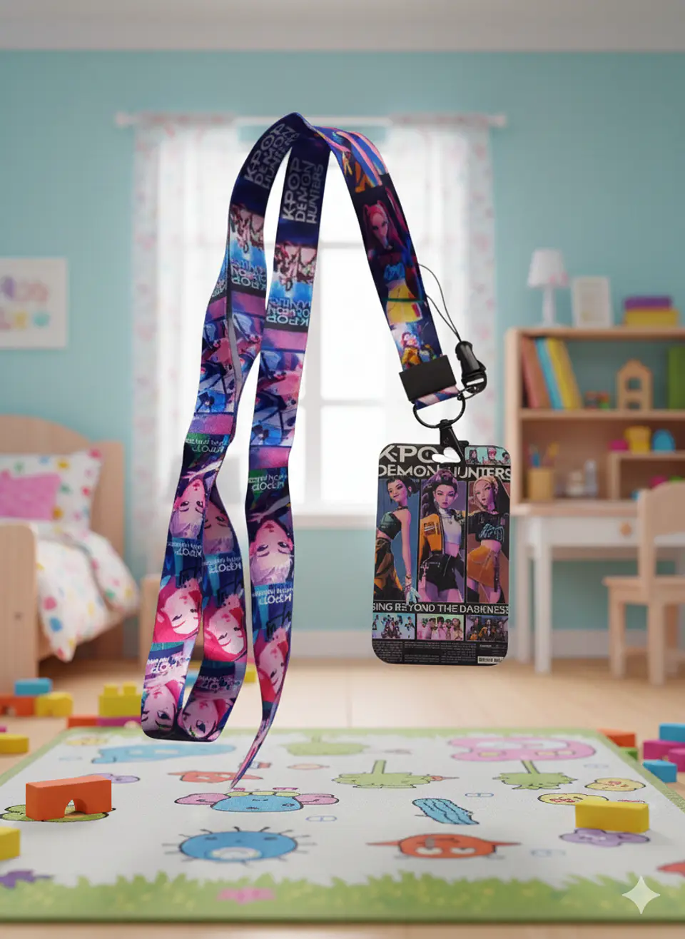 Lanyard Huntrix - Guerreiras k-pop  (porta passe) 4