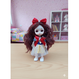 Boneca BJD Colecionável - Branca de Neve (18cm)