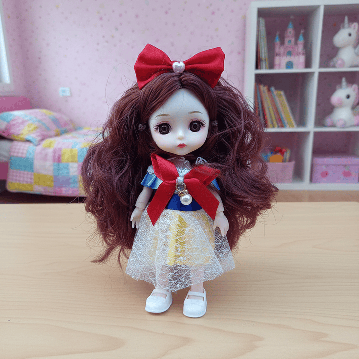 Boneca BJD Colecionável - Branca de Neve (18cm) 1