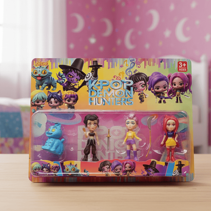 Coleção Completa K-Pop Demon Hunters (Huntrix): As Figuras que Você Precisa Ter! 1